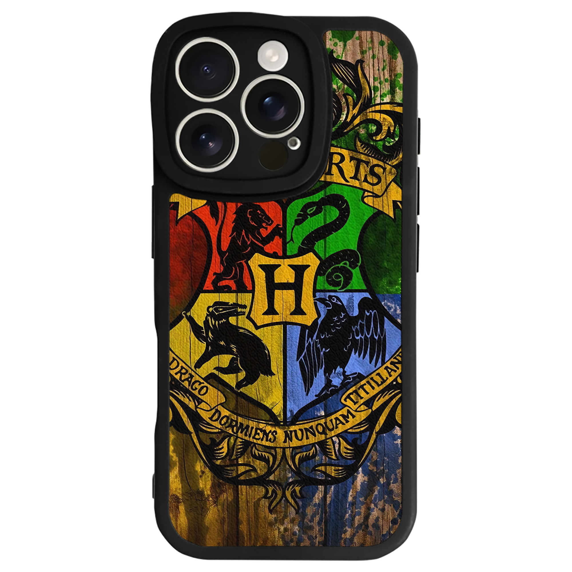 （画像用） Harry Potter ハリー・ポッターシリーズ 【iPhone 16シリーズ対応】シリコンスマホケース（レザー調） 材質：シリコン